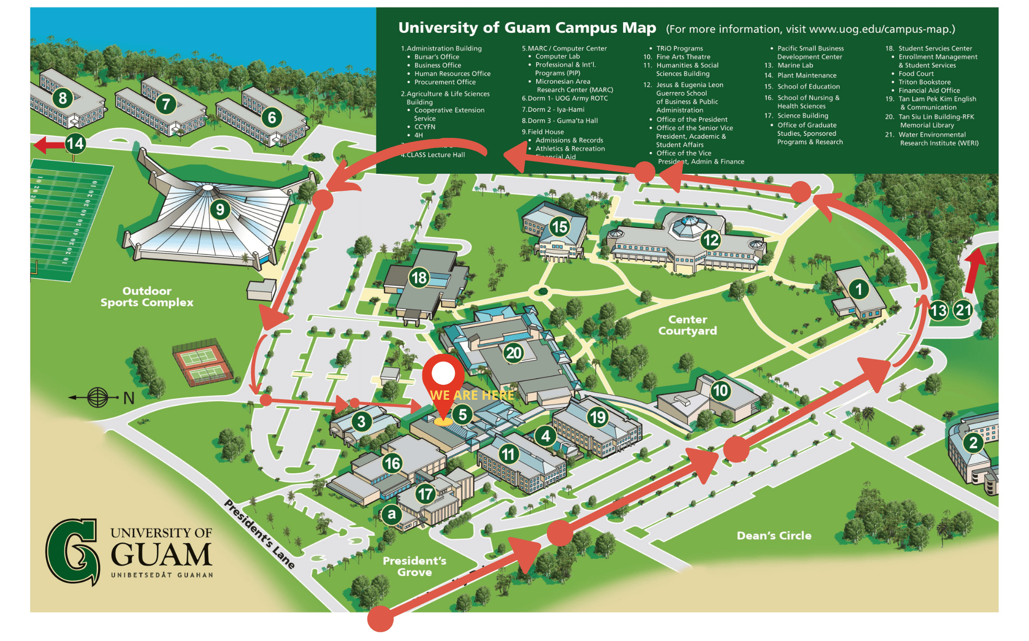 Campus Map - GLE We are here