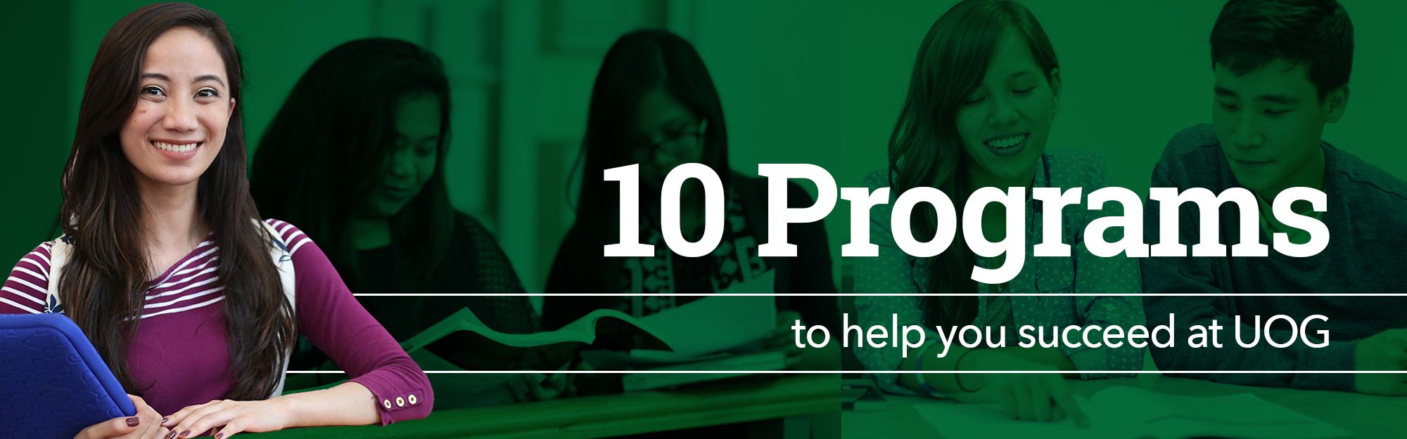 10 Programs to help you succeed at UOG