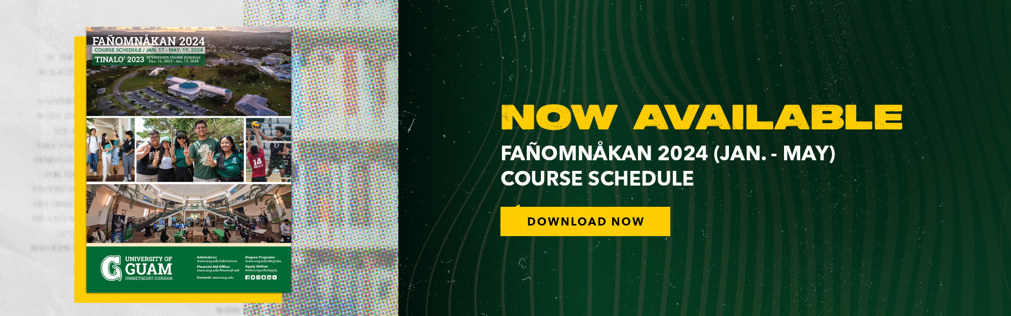 Fañomnåkan 2024 Course Schedule now available