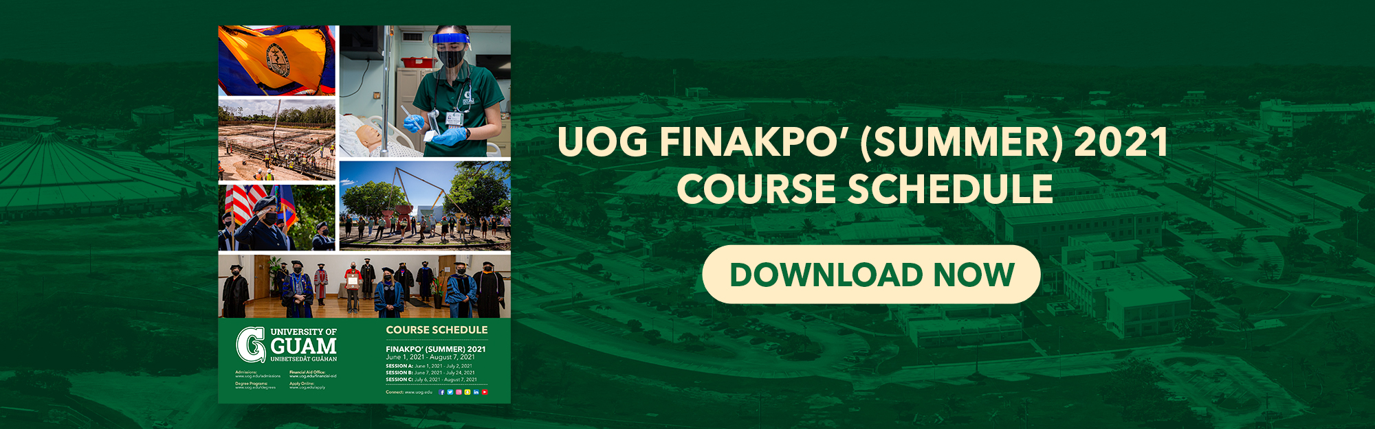 Click here to download the Finakpo' (Summer) 2021 Course Schedule