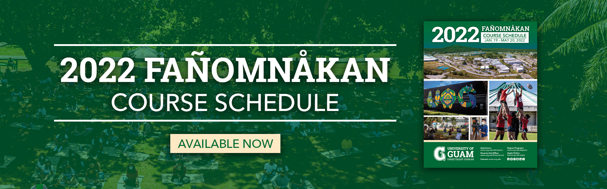 2021 Fanomnakan Course Schedule