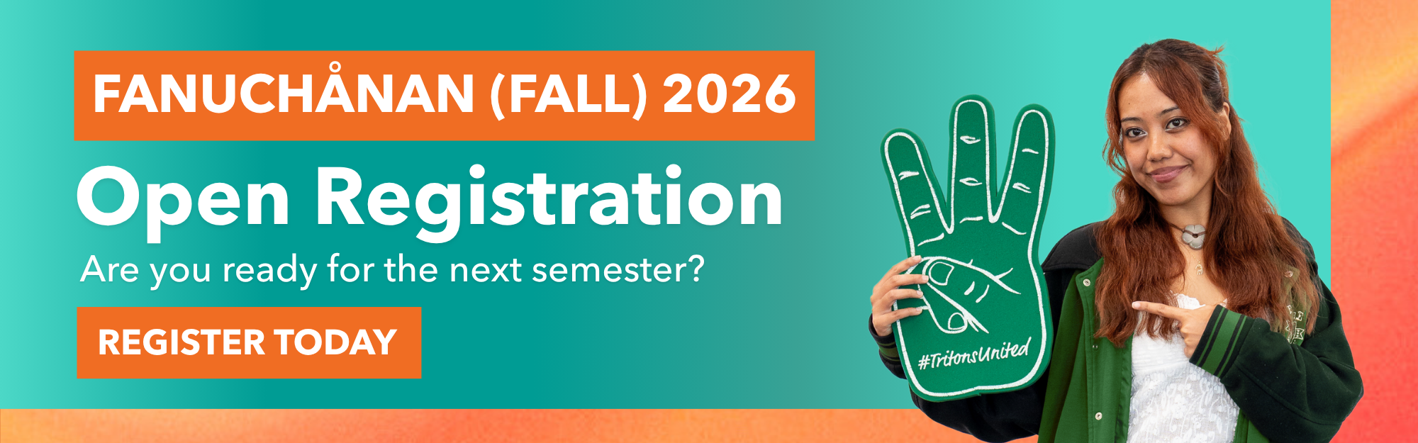 Registration is now open for Fanuchanan (Fall) 2026! Are you ready to register for the next semester? Click here to learn more!