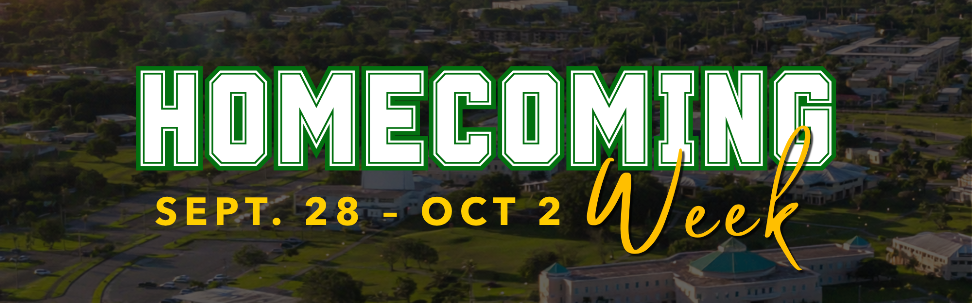 Click to check out all the events! 🔱 UOG Homecoming Week from Sept. 28 to Oct 2.