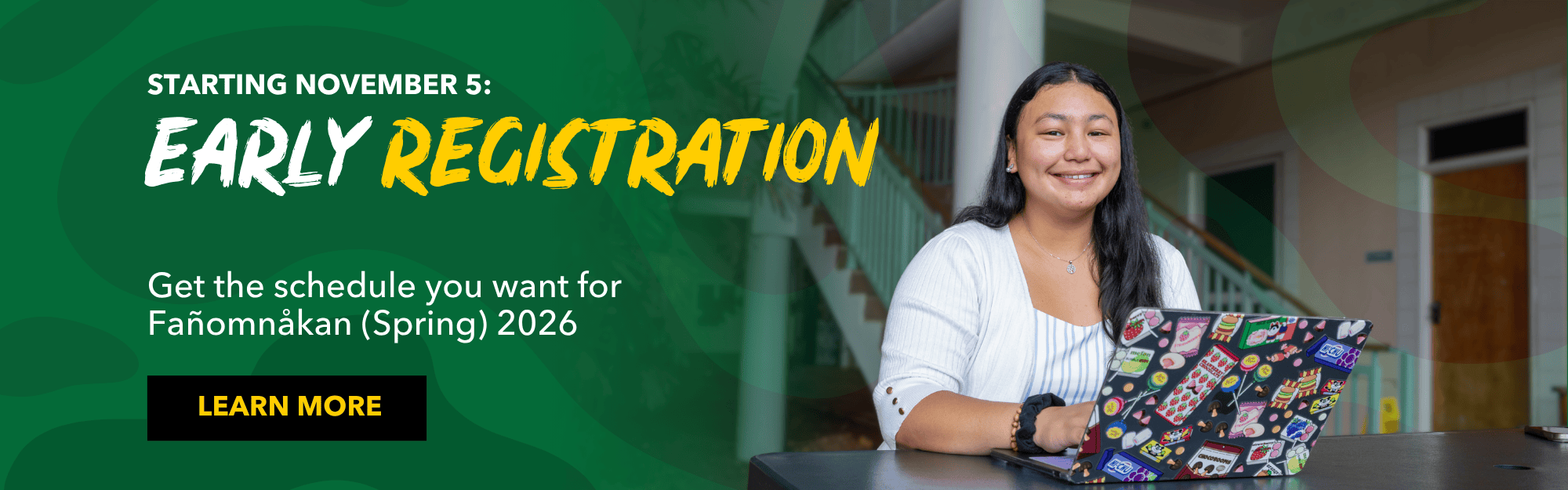 Get the schedule you want for Spring 2026