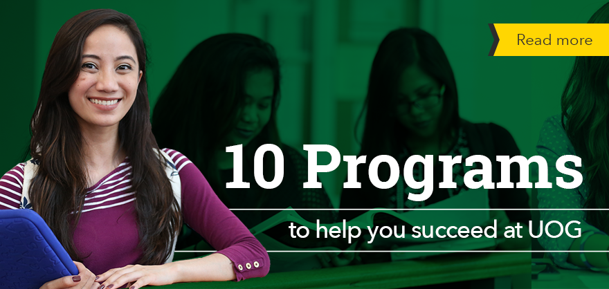 10 programs to help you succeed at UOG