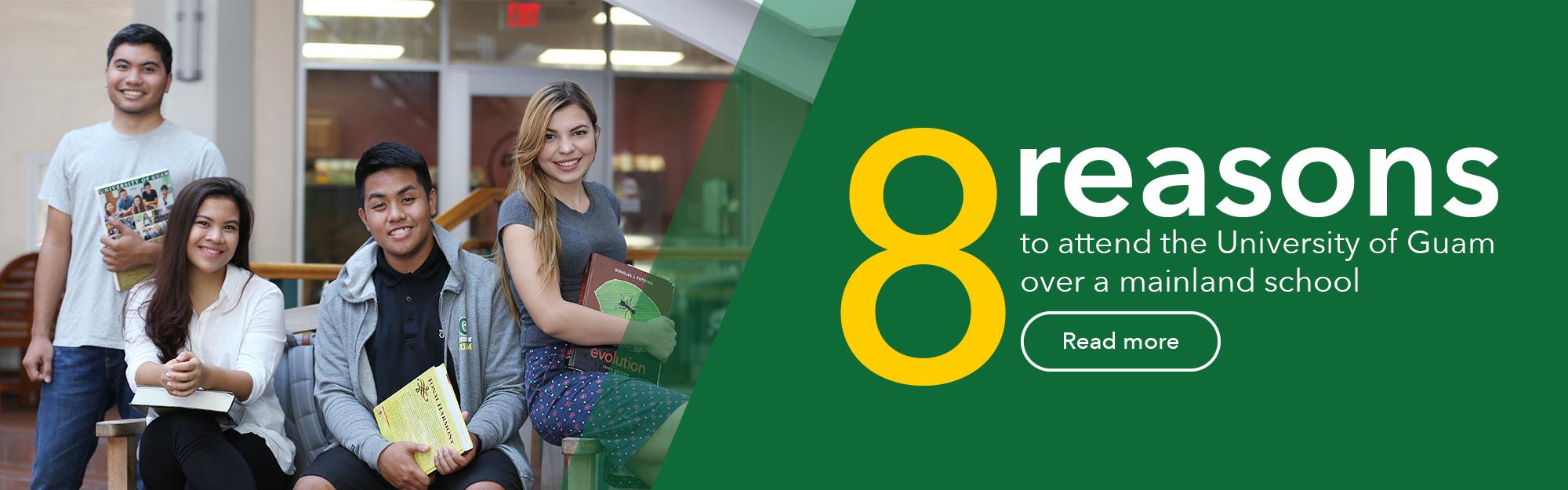 8 reasons to attend UOG over a mainland school