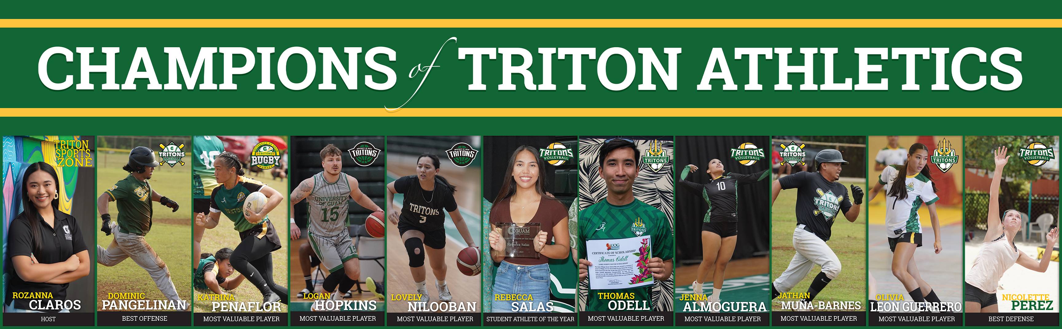 Champions of Triton Athletics