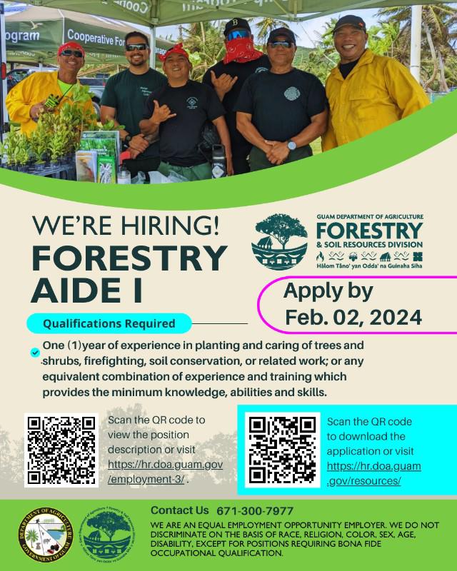 GUAM DOA FORESTRY AIDE 1
