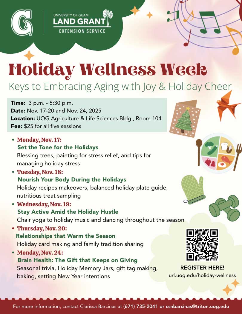 Holiday Wellness Week Workshop Series Holiday Wellness Week Workshop Series
