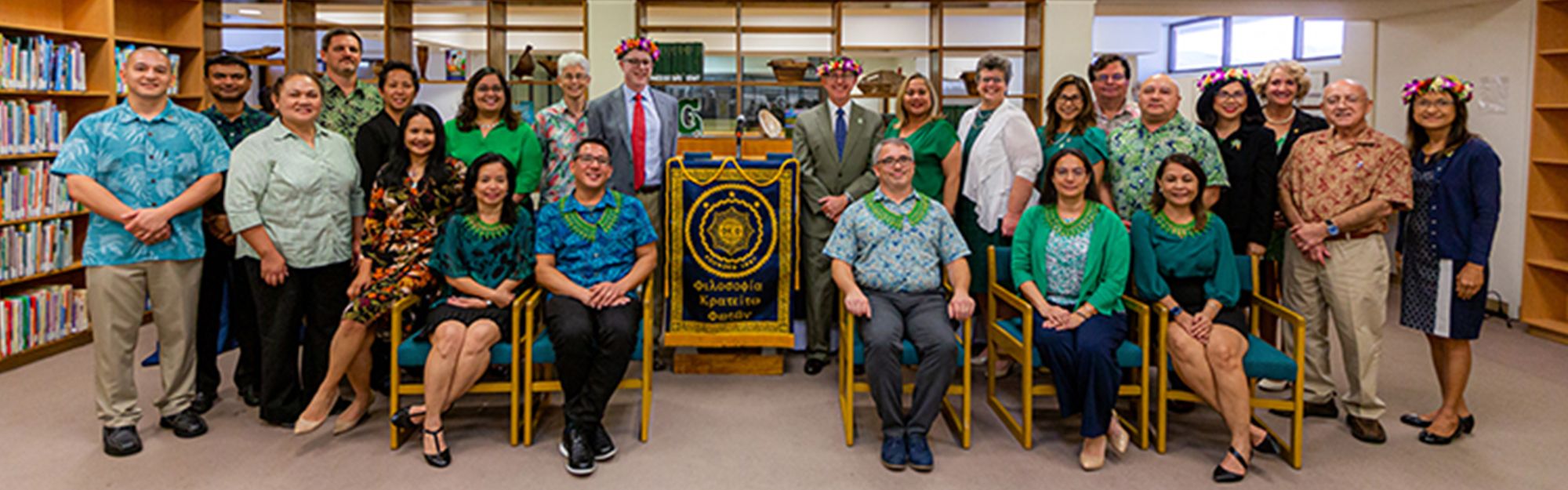 Phi Kappa Phi Honor Society admin and faculty members