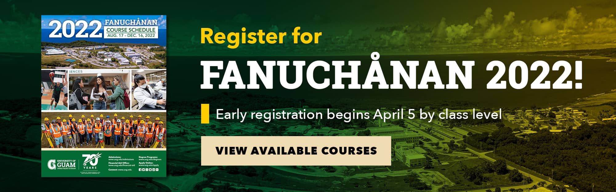 Fanuchånan 2022 Course Schedule