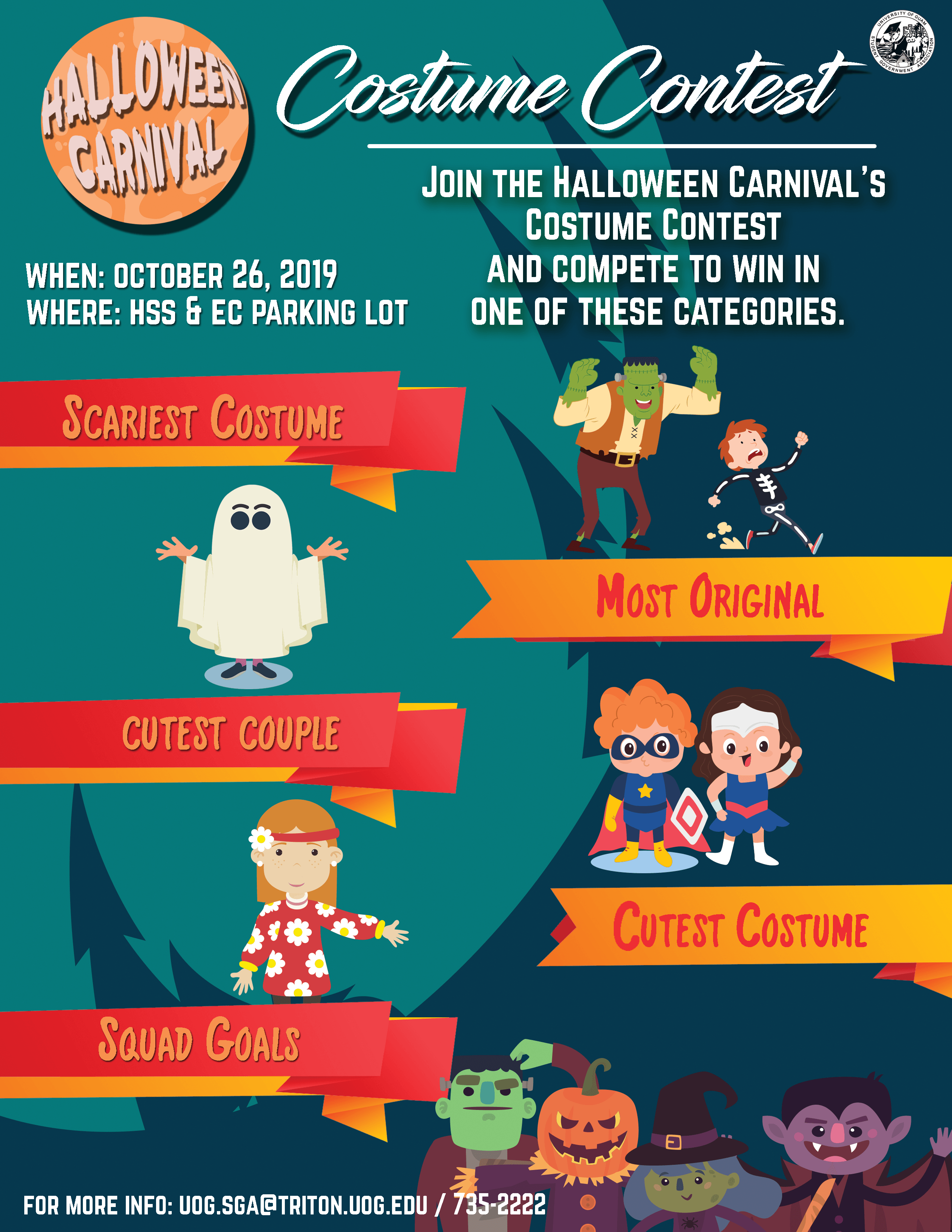 Costume Contest flier