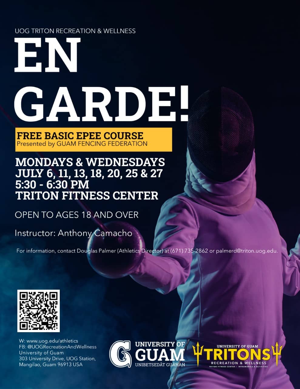 Free Fencing Class at Triton Fitness Center