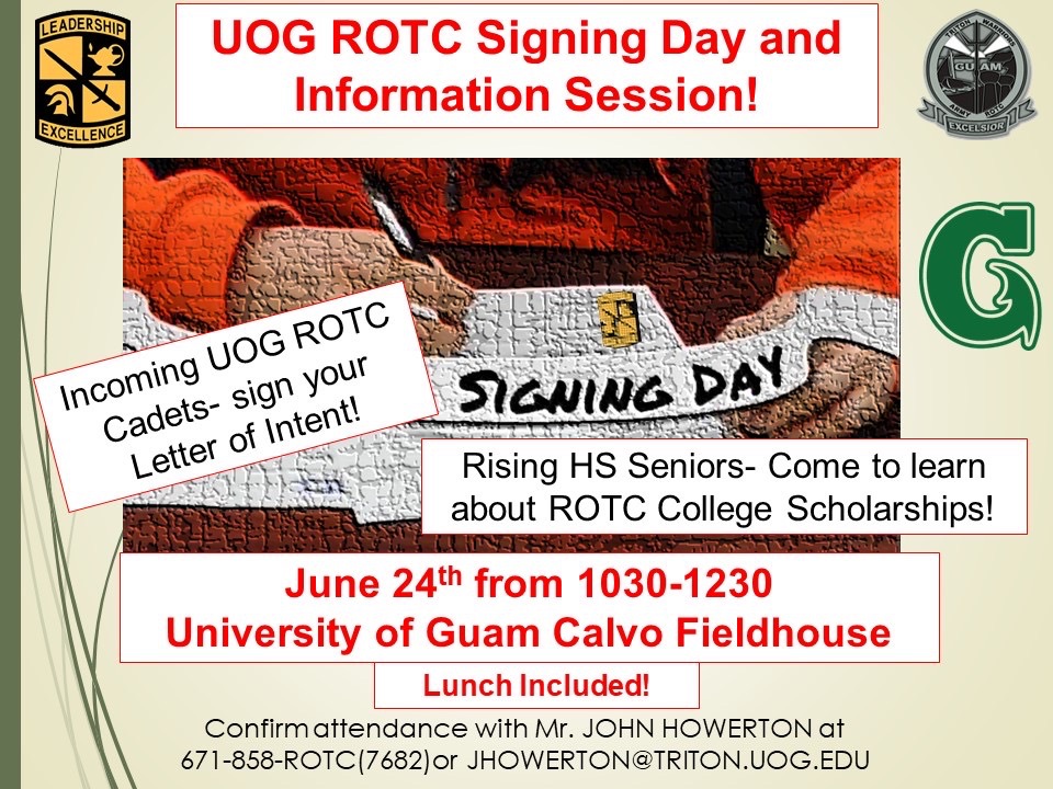 ROTC Signing Day and Info Session