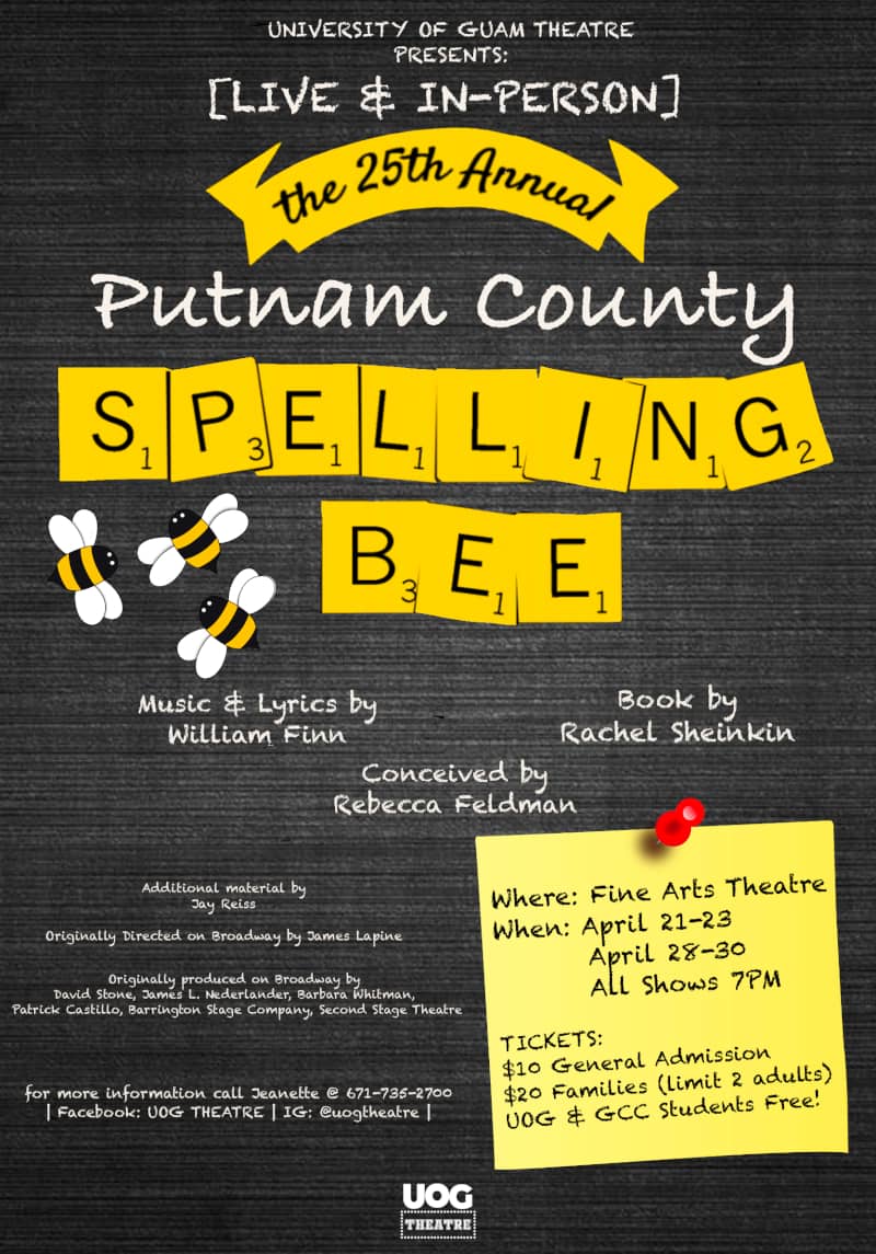 “The 25th Annual Putnam County Spelling Bee.”