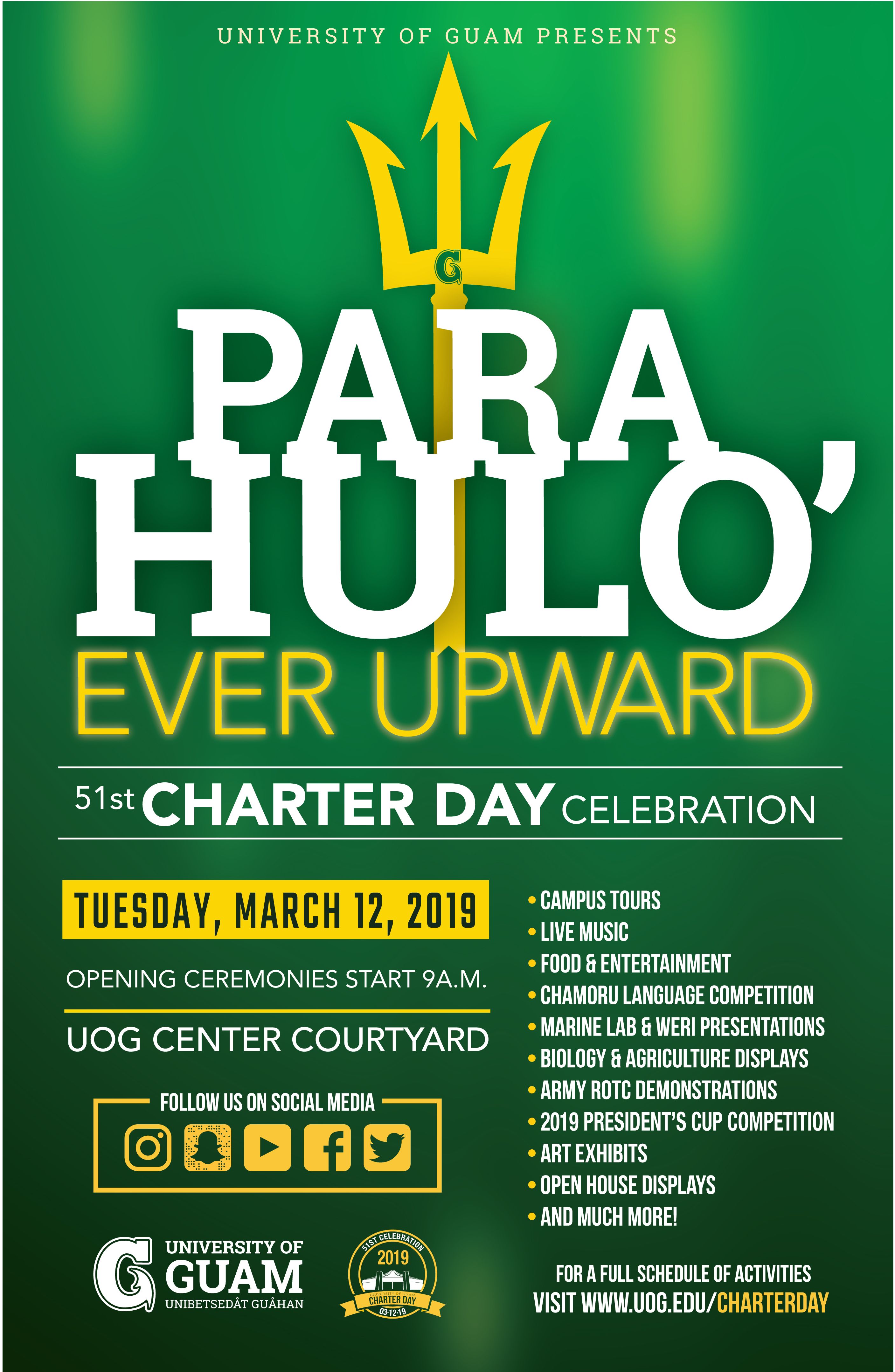 2019 Charter Day
