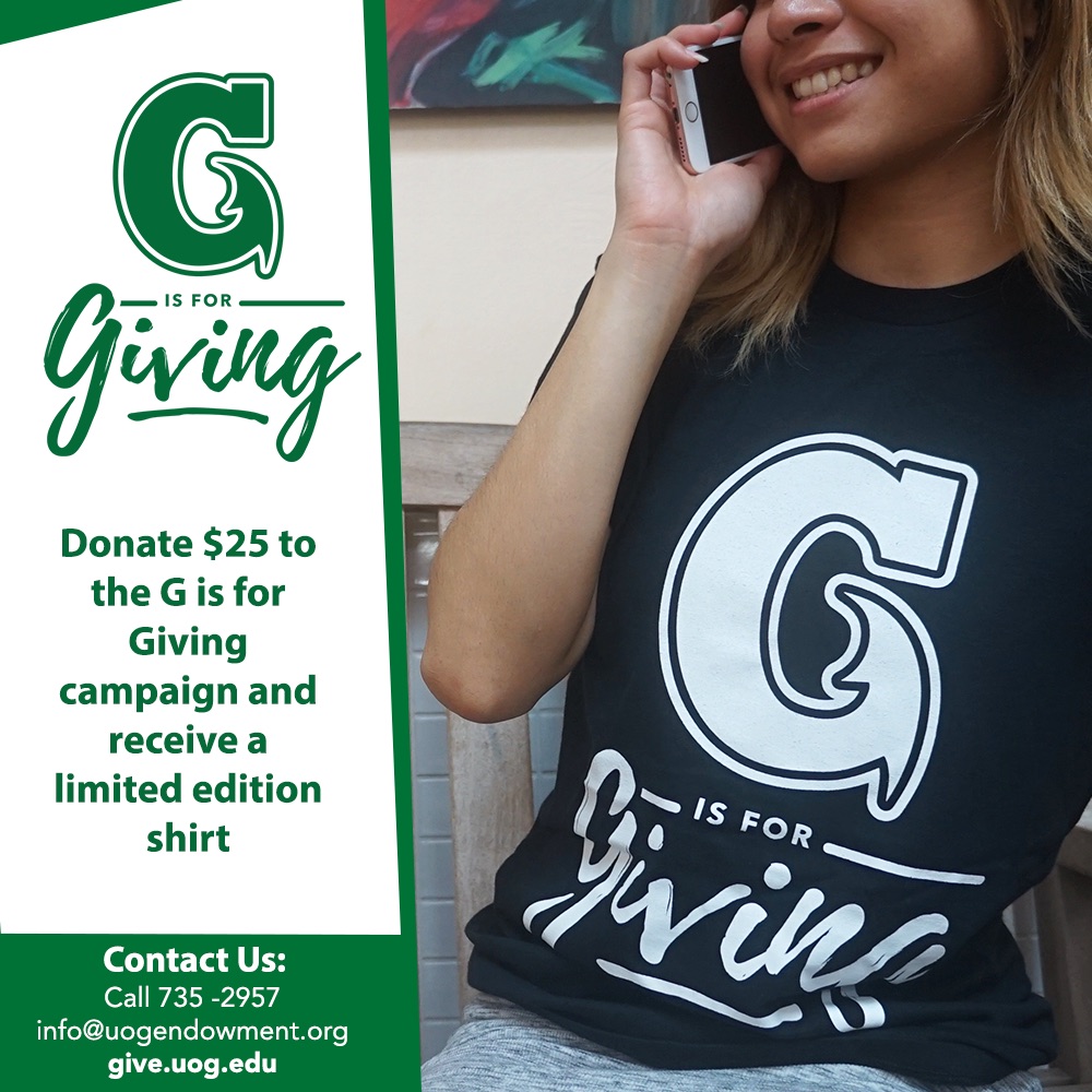 G is for Giving flyer