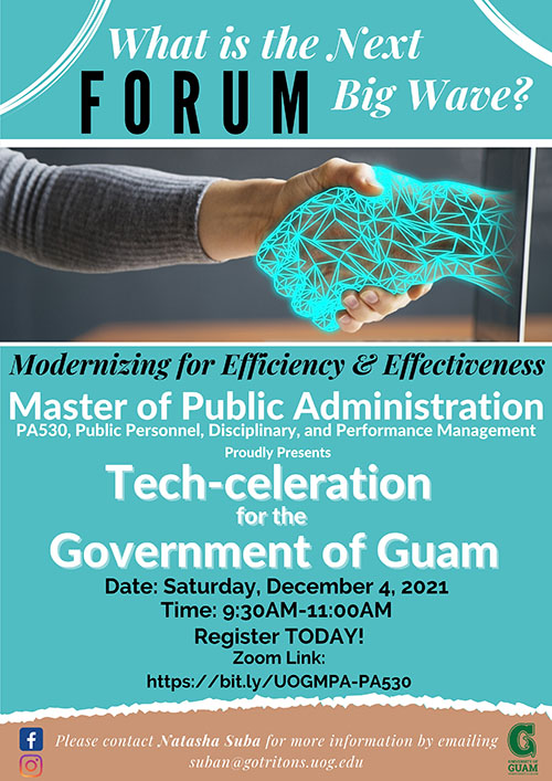 MPA Forum: Tech-celeration for Government of Guam
