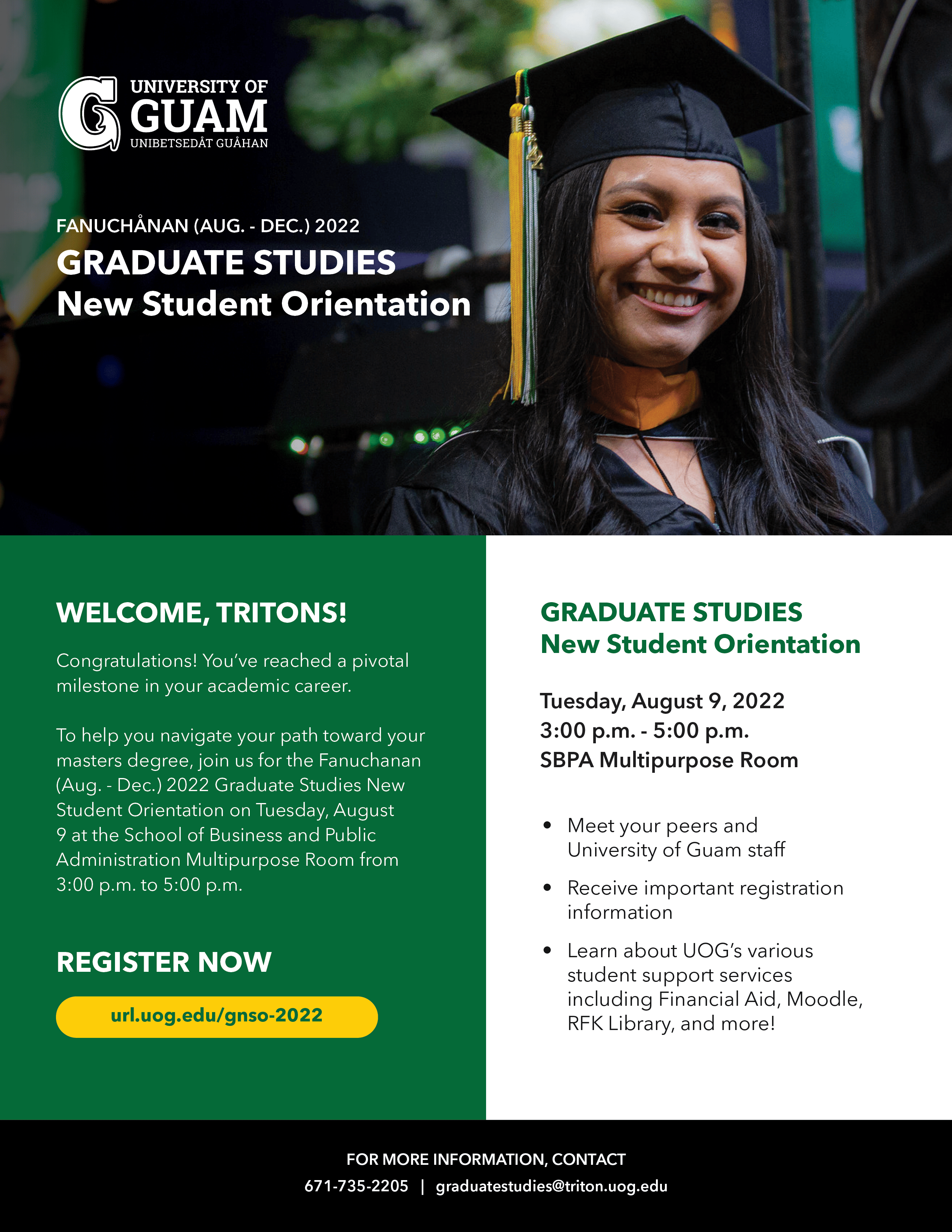 Graduate Studies: New Student Orientation