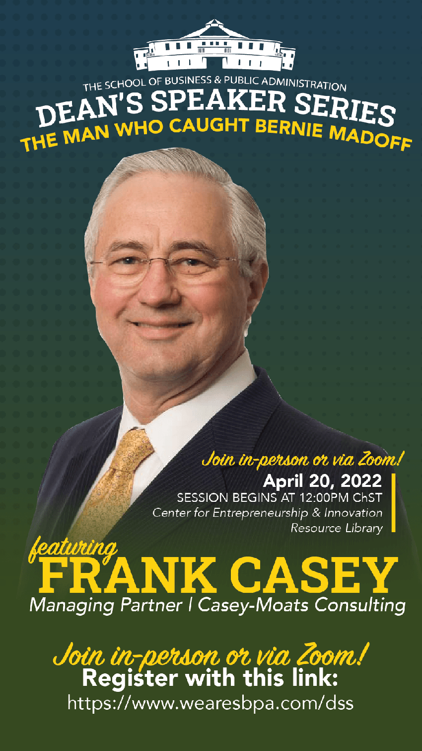 SBPA Dean's Speaker Series feat. Frank Casey