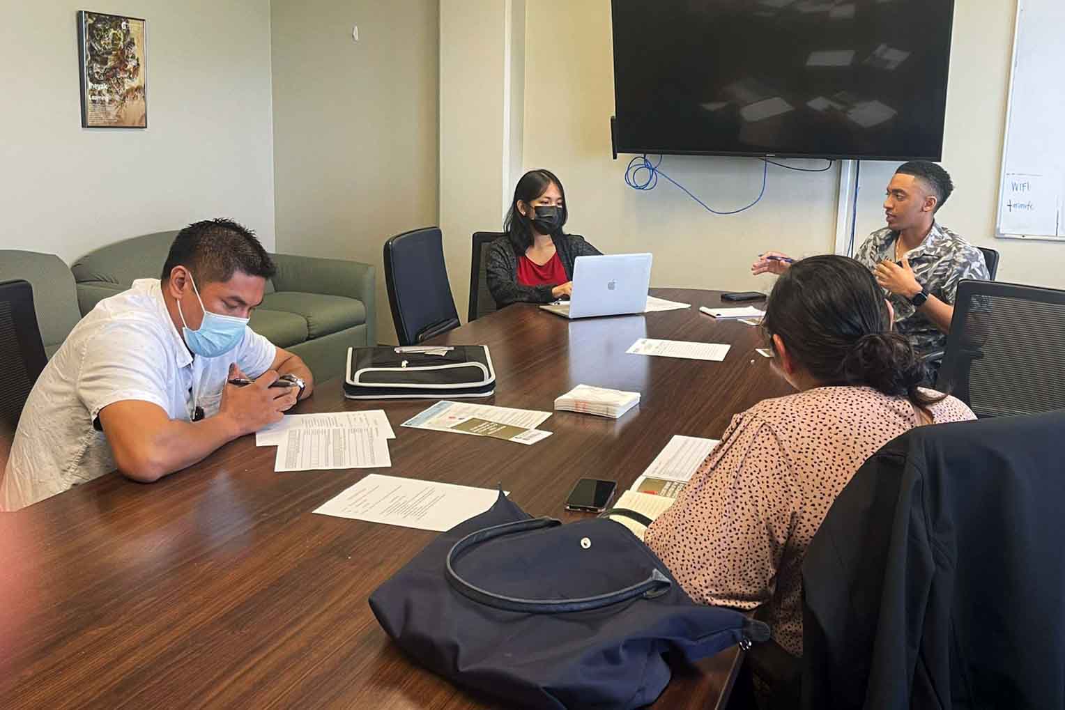 COFA CBA-IM project team meets with Guam Memorial Hospital 