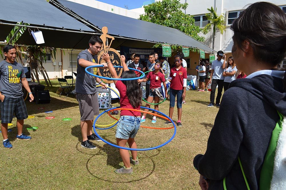 Charter Day hula hoops