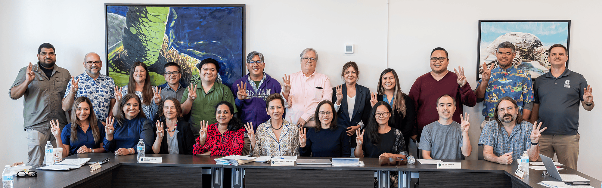 Group photo of the 26th Faculty Senate and ARC members