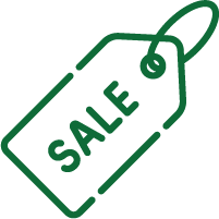 Icon of a sale tag