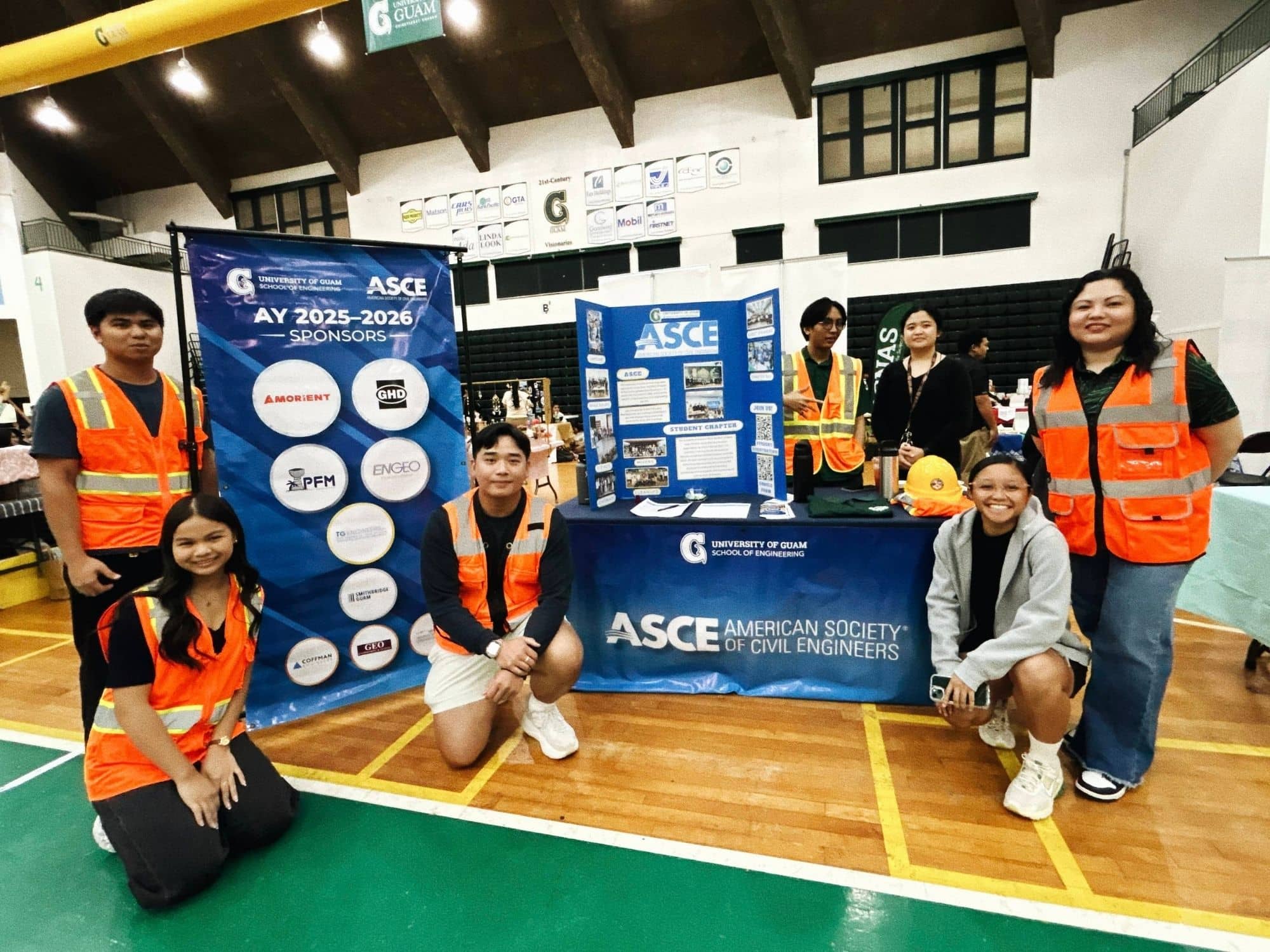 Photo of ASCE members