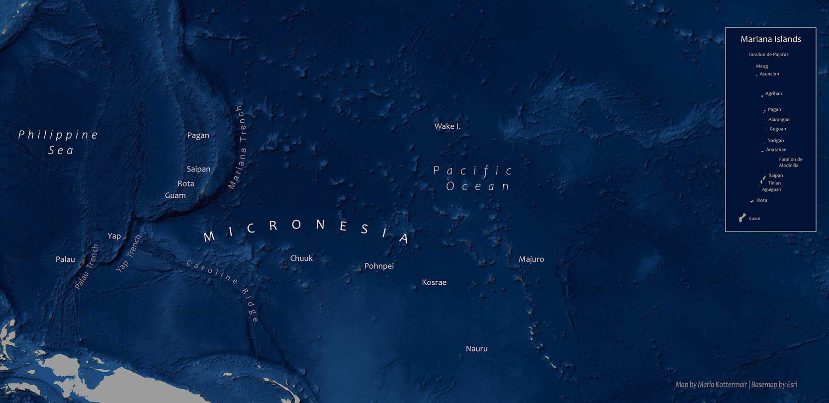 Micronesia Map