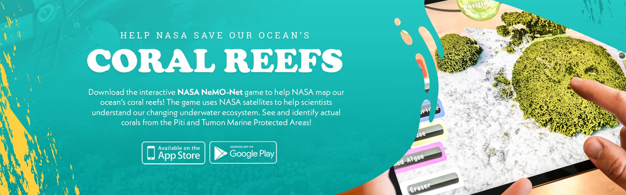 Download the interactive NASA NeMO-Net game!