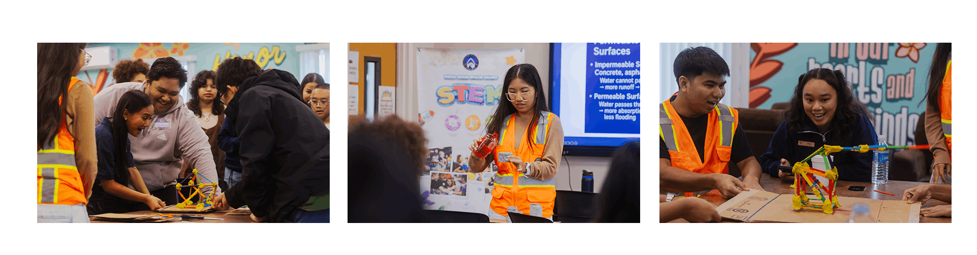 Collage of STEM Saturday Activities