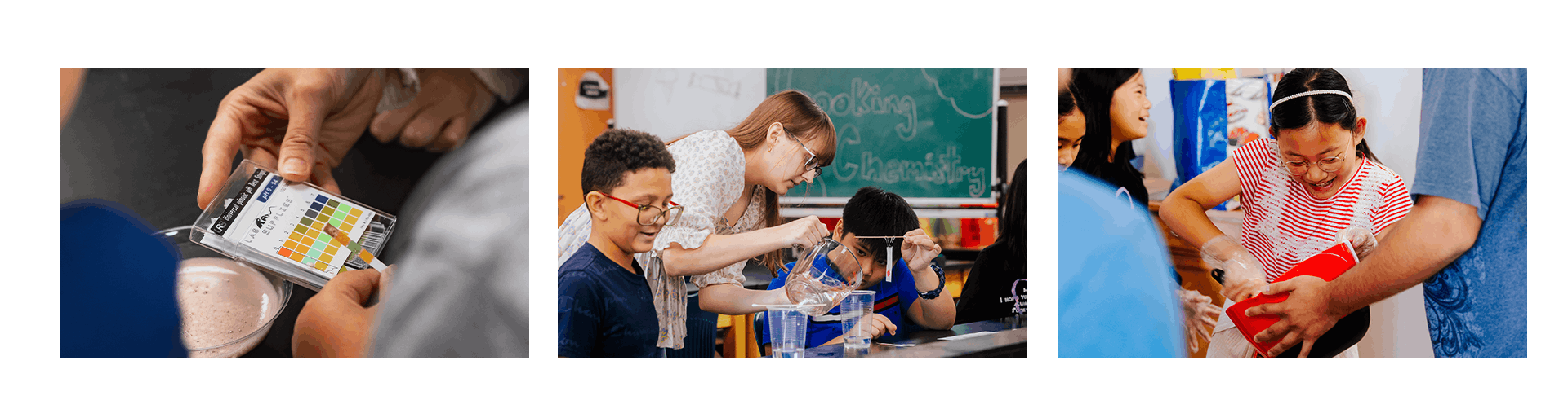 Collage of STEM Saturday Activities