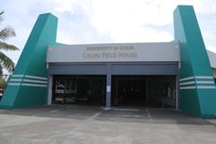 Underwood, in one of his last projects as President of UOG, memorialized the builders of the Field House with a plaque at the building’s entrance in their honor.