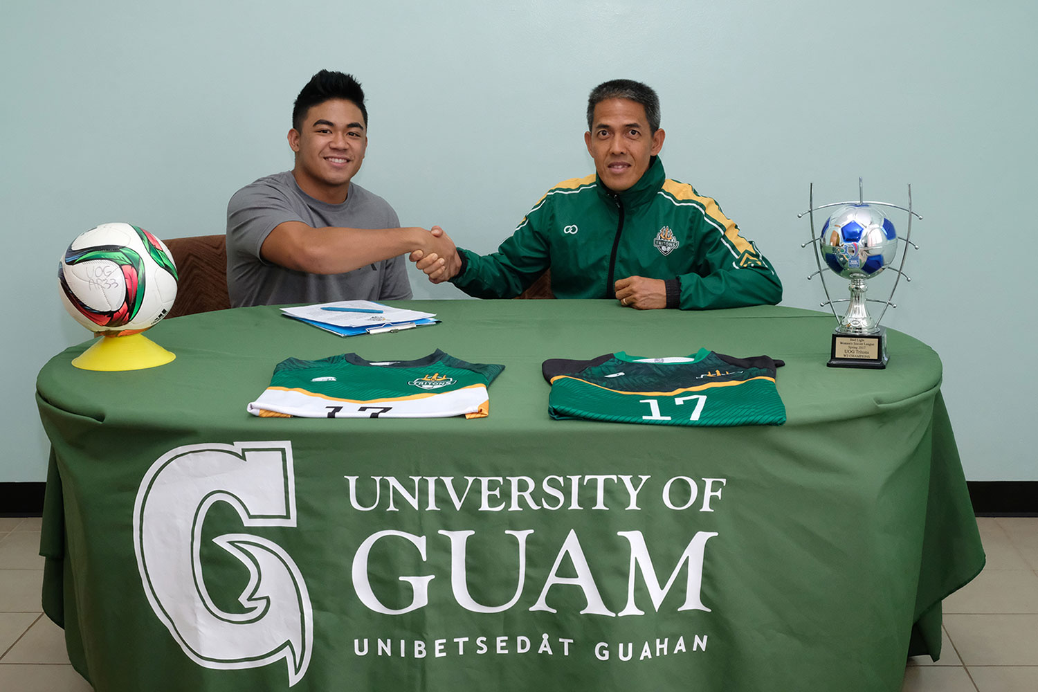 UOG Triton Men's Soccer Signs Jeffrey Mesias