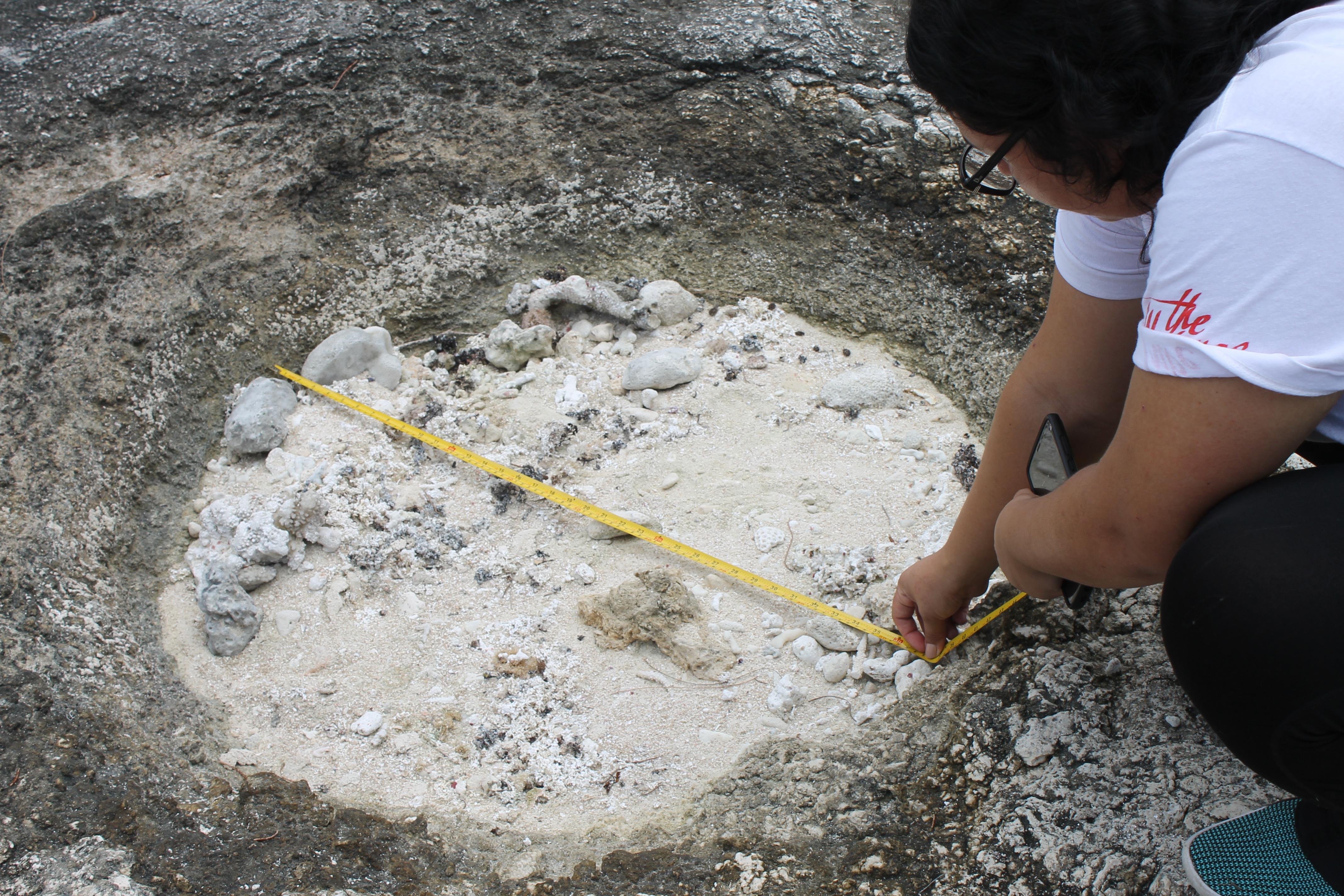 Aguingan Latte Quarry Site in Coral Ocean Point Golf Course, Saipan