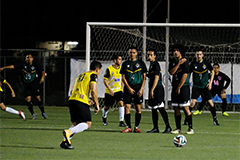 The University of Guam Men's Soccer Team will have to scale a mountain on Friday night to advance to the championship of the GFA's Budweiser Premier League