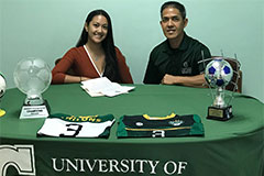 Shedd has scored two goals for the Lady Tritons during their Guam Football Association's Bud Light D2 League Championship seasons.