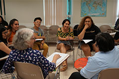 In Guam, the visiting students will be involved in two daily classes in UOG, weekly excursions to cultural sites, and research projects with community organizations.