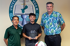 Dylan helped lead the UOG Men’s Soccer Team to a 3rd place finish in the Guam Football Association’s Budweiser Premier League.