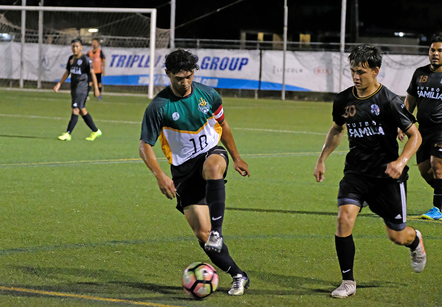 Dylan Naputi scored two 2nd half goals for the Tritons