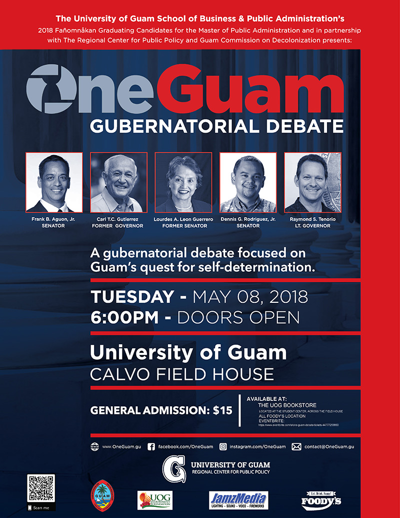 One Guam Gubernatorial Debate