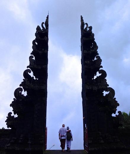 Students travel to Ubud, Bali. 