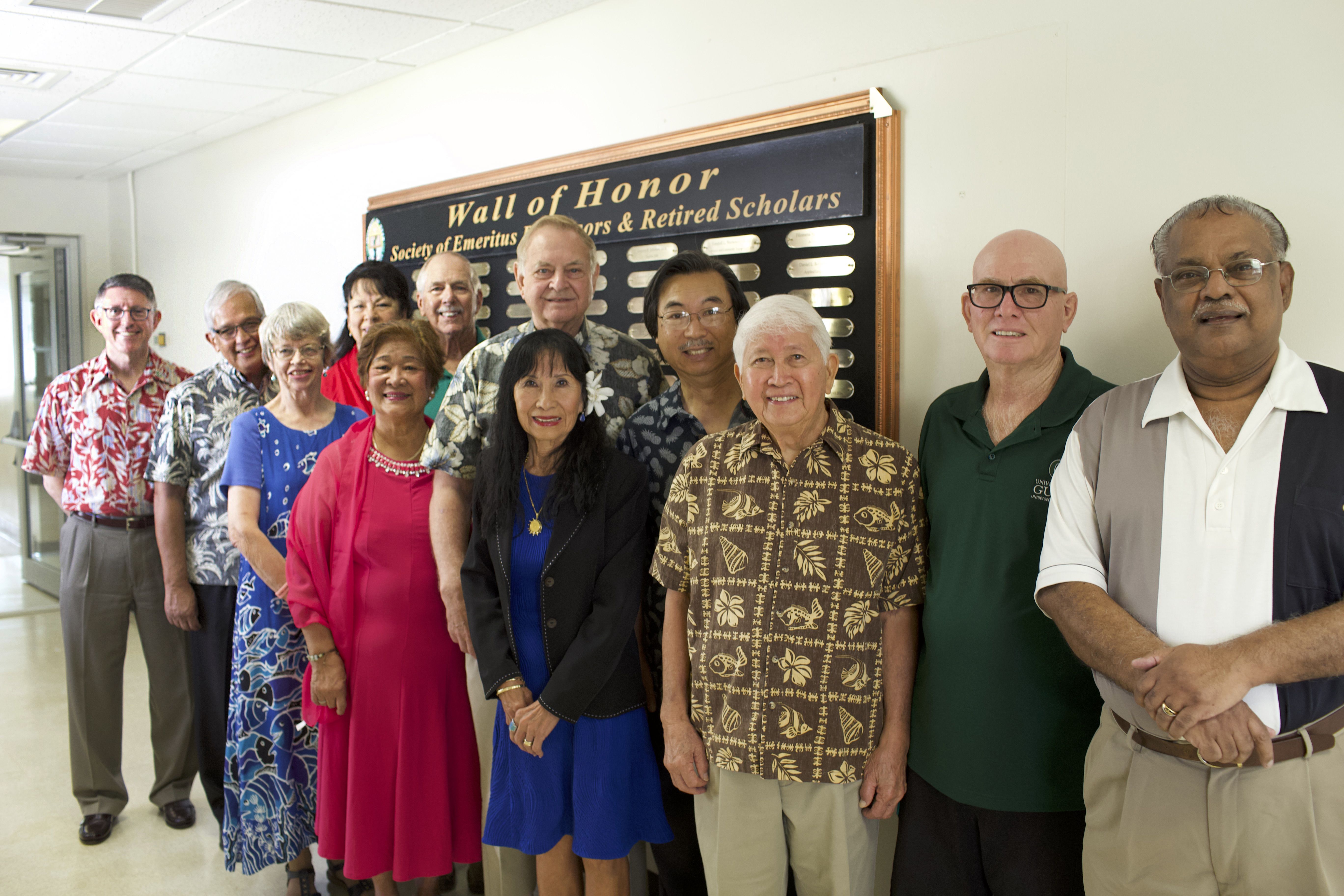The University of Guam Society of Emeritus Professors and Retired Scholars at a meeting in September.