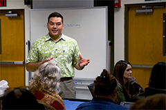 Austin Shelton, executive director for UOG’s Center for Island Sustainability, serves as UOG’s representative in the GCSO network. 