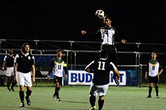 The University of Guam Men's Soccer Team pounded the Pago Bay Disasters 11-2 on Jan. 17, 2019, at the Guam Football Association's National Training Center in a GFA Amateur Men's League match. 