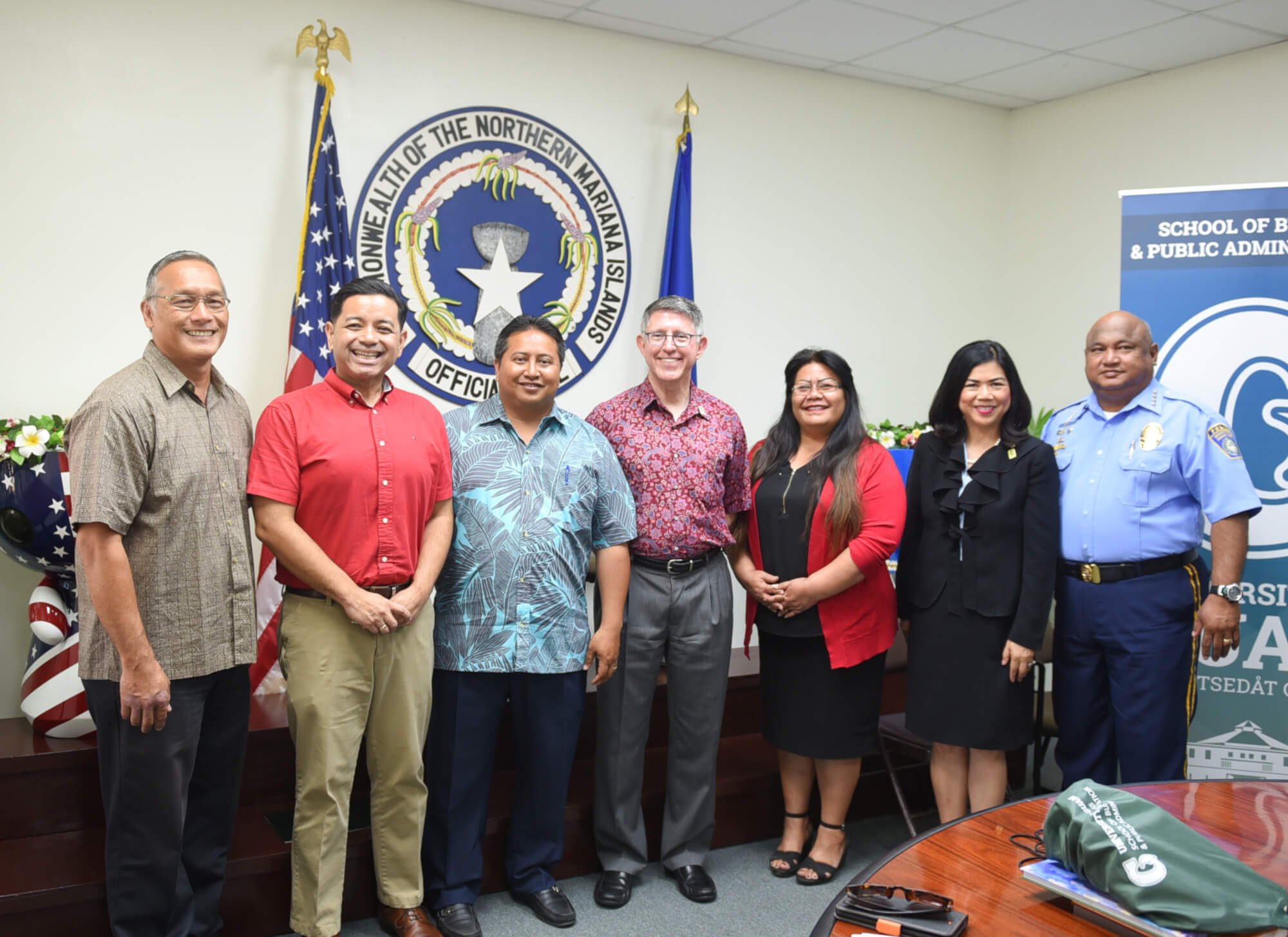 Group picture of UOG and NMC officials