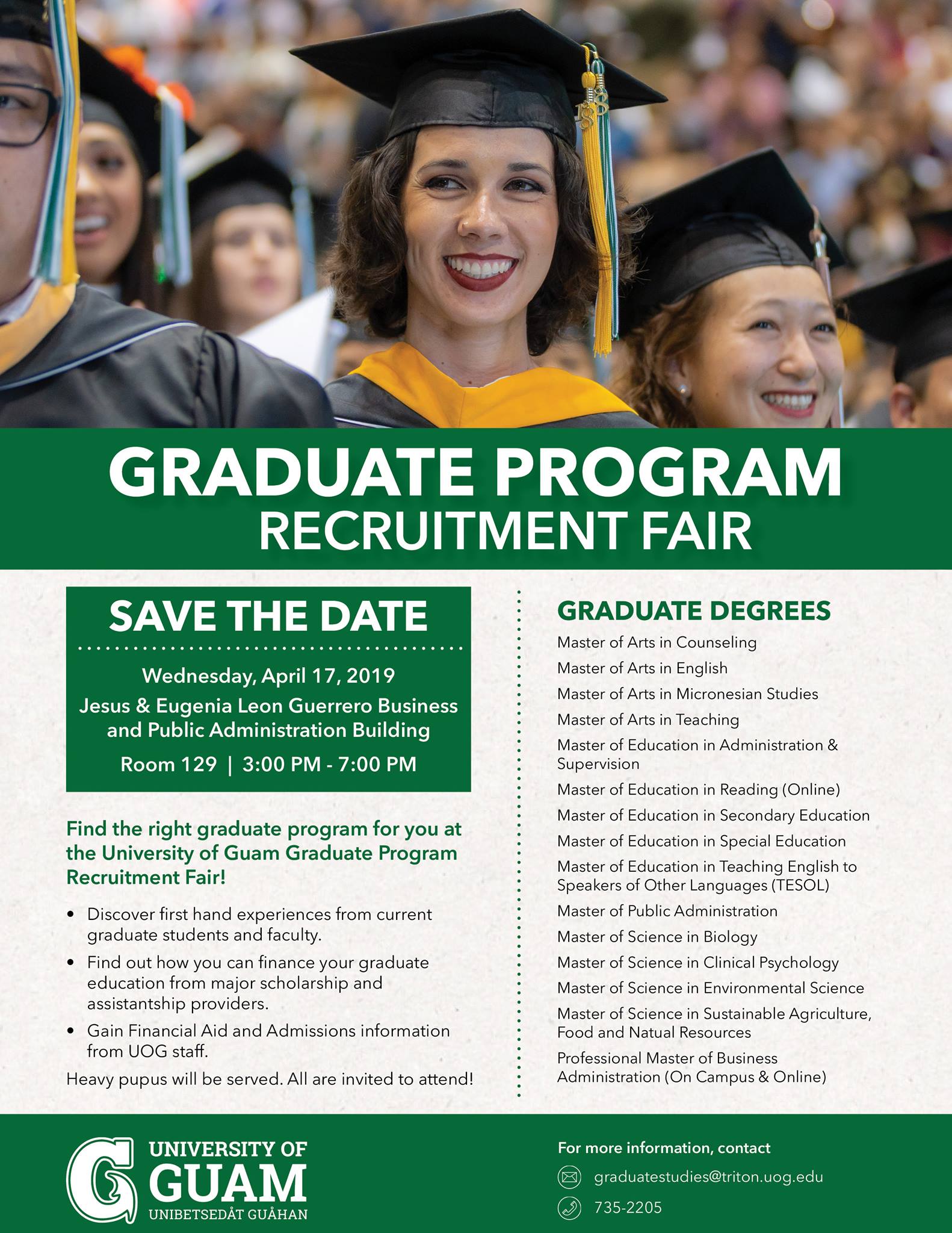 graduate degree higher education jobs