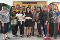 UOG students awarded $1,000 scholarships from Palau Women’s Club