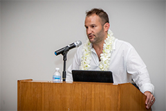 David Greene spoke on Feb. 1, 2019, as the 38th speaker of the University of Guam’s Presidential Lecture Series, sharing defining moments in his career and how those moments have shaped the role he wants to play as a journalist going forward. 